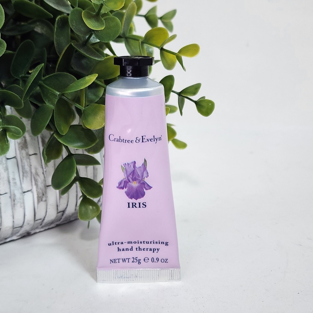 Crabtree & Evelyn Iris Hand Cream Therapy 0.9 oz /25g Ultra moisturizing